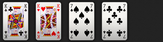 The Poker Timer, Blinds Timer - two pair - best poker hands