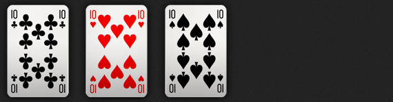 The Poker Timer, Blinds Timer - three of a kind - best poker hands