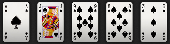 The Poker Timer, Blinds Timer - flush - best poker hands